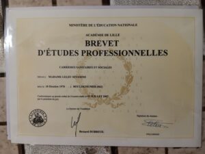 Brevet d'études professionnelles carrières sanitaires et sociales